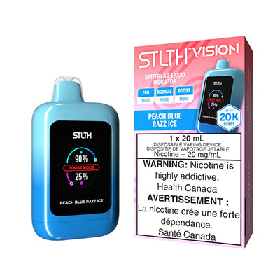 STLTH VISION 20K Peach Blue Razz Ice