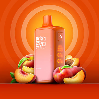 DRIP’N EVO 28K PEACH ZING VAPE JETABLE PAR ENVI - NOUVEAUTÉ