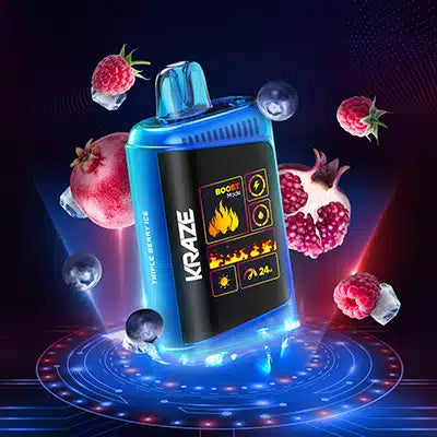 Kraze HD Mega Triple Baies Glacées Vape Jetable